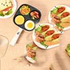 Electric Frying Pan 1PC Breakfast Maker Non-Stick Pan Home Electric Pancake Pan Plug-in Frying Eggs Four Holes Omelette Maker 5