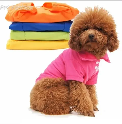 Nowy szczeniak wygodna letnia koszula dla małych psów ubrania dla kota kostium odzież T-Shirt trwałe akcesoria dla zwierząt