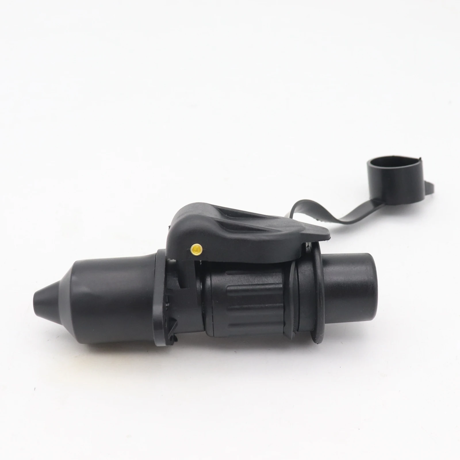 

3 Pin Plug Towing Socket Connector Adapter 12V 6A 3-Pole Tail Light Power Signal Light Connector With Waterproof Rubber Gasket