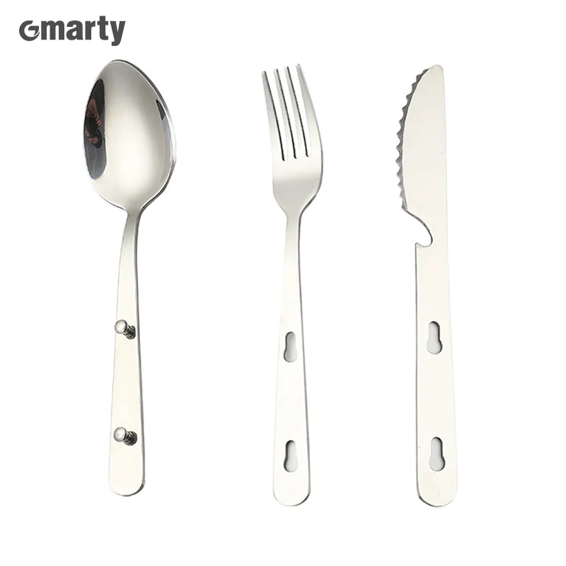 

3 шт./набор, ложка и вилка из нержавеющей стали