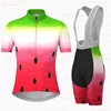 Watermelon Pink Women's Cycling Kit Summer Short Sleeve Cycling Jersey Breathable Anti-UV Woman Jersey Maillot Ciclismo Mujer 3