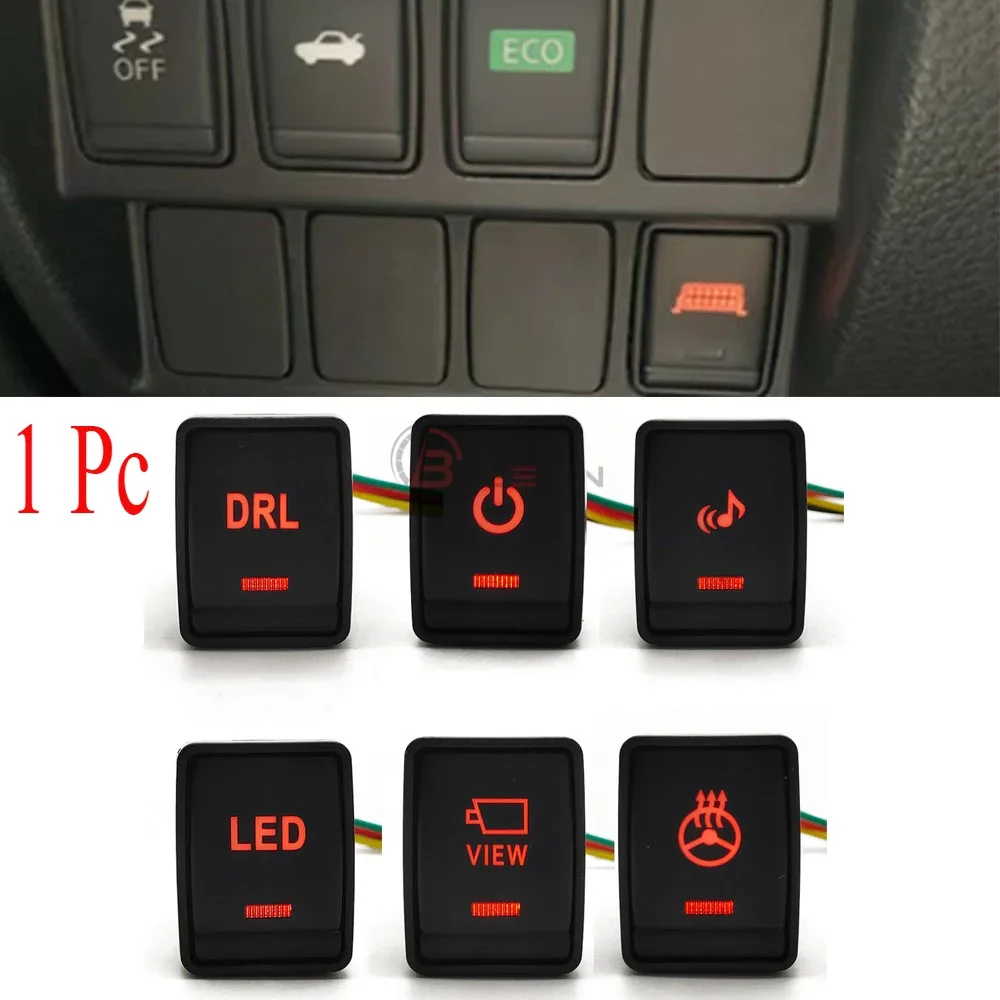 LED DRL Fog Light Power Switch & Front Camera Button