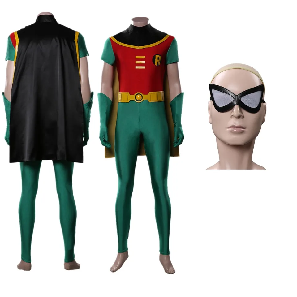 Mono de Cosplay Robin para adultos, trajes para hombres, disfraces de  Carnaval de Halloween, capa, ropa deportiva, conjunto completo, regalo -  AliExpress, image size:960x960