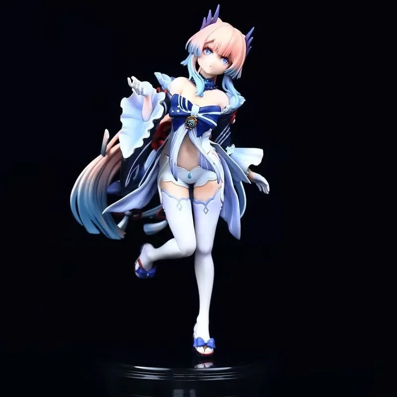 

25cm Genshin Impact Sangonomiya Kokomi Action Figure Kawaii Girls Anime Shrine Maiden Desktop Ornament Decoration Kid Toys Dolls