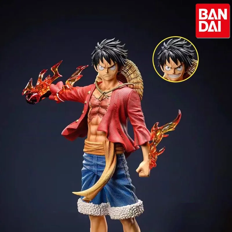 thumbnail image 1 of Figuras de Luffy de One Piece de 27 cm con postura de pie y sombrero de meteorito de doble cabeza, colección de PVC, modelo de muñeca, juguetes GK, regalos de cumpleaños, 1 of 4