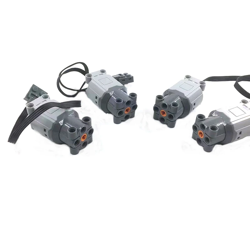 1/2/4 Pz L 88003 Mattoni Motore Compatibile Con Lego Motor Railway Car Power Function Moc Pf Block 9686 Education Robot Block Part