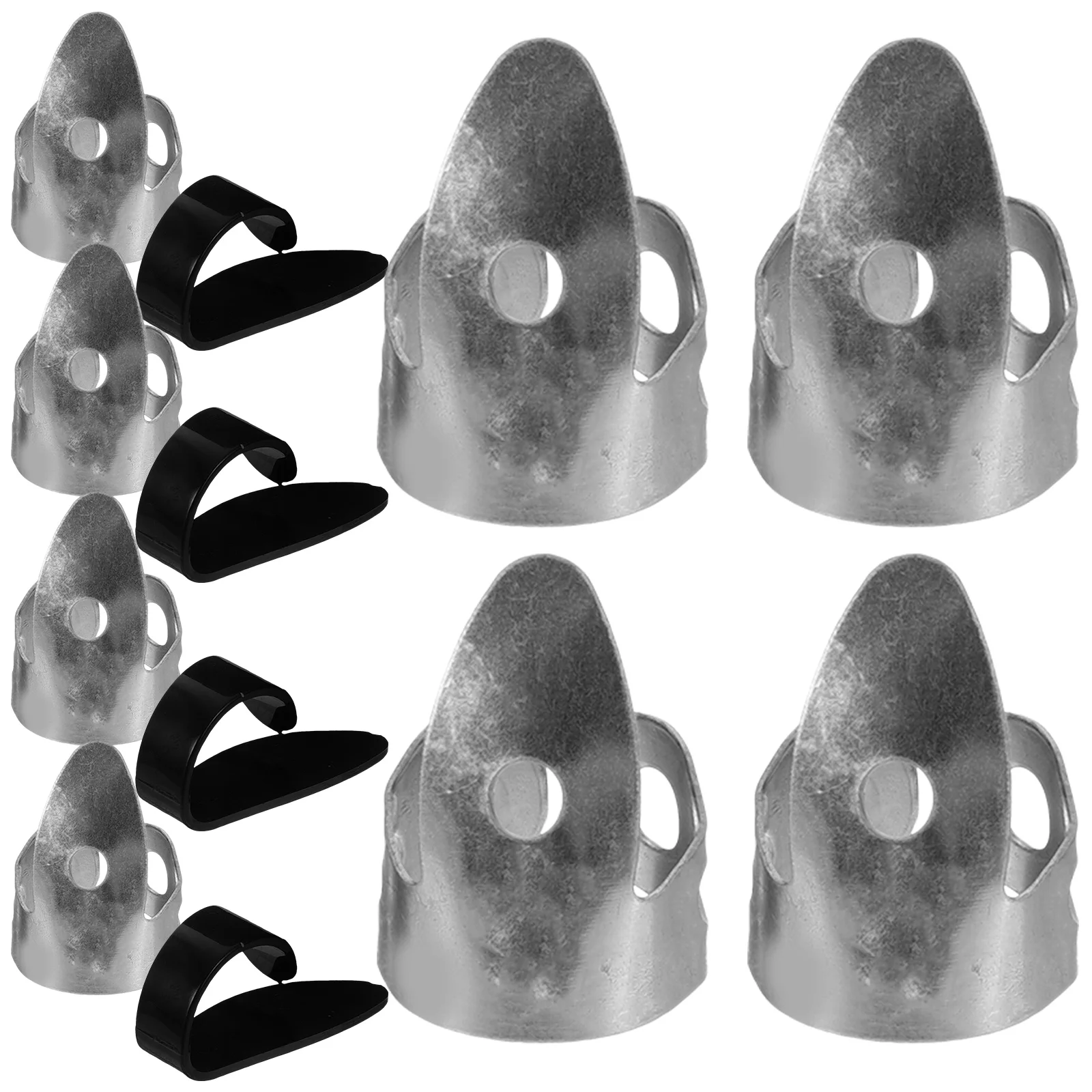 

12 Pcs Thick Guitar Picks Acoustic The Friend Ukulele Metal Bulk Learning