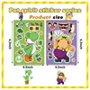 8/16/32Sheets Cartoon Mario Make A Face Puzzle Stickers Kids Make Your Own DIY Game Children Jigsaw Education Stickers Toys 3