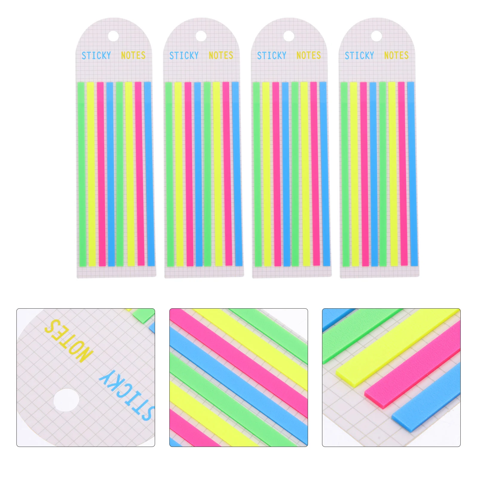 4 Books Notebook Sticky Notes Colored Tabs Colorful Markers The Pet Highlighter Tape