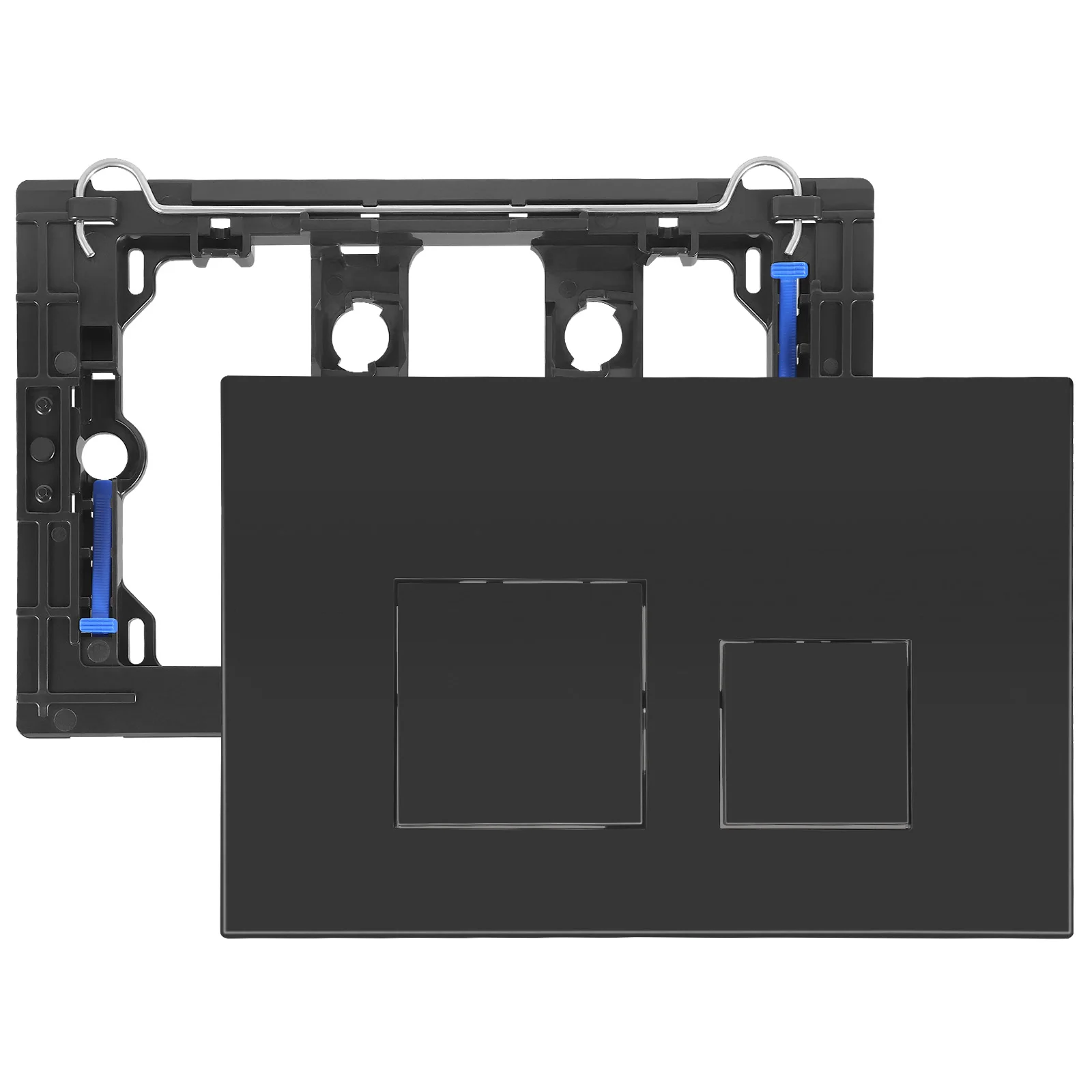 แผ่นกดชักโครกแบบคู่พร้อมชุดก้านกดและโครงยึดสำหรับอะไหล่แผ่นกดชักโครก Geberit Sigma 20 UP300 & 320 1