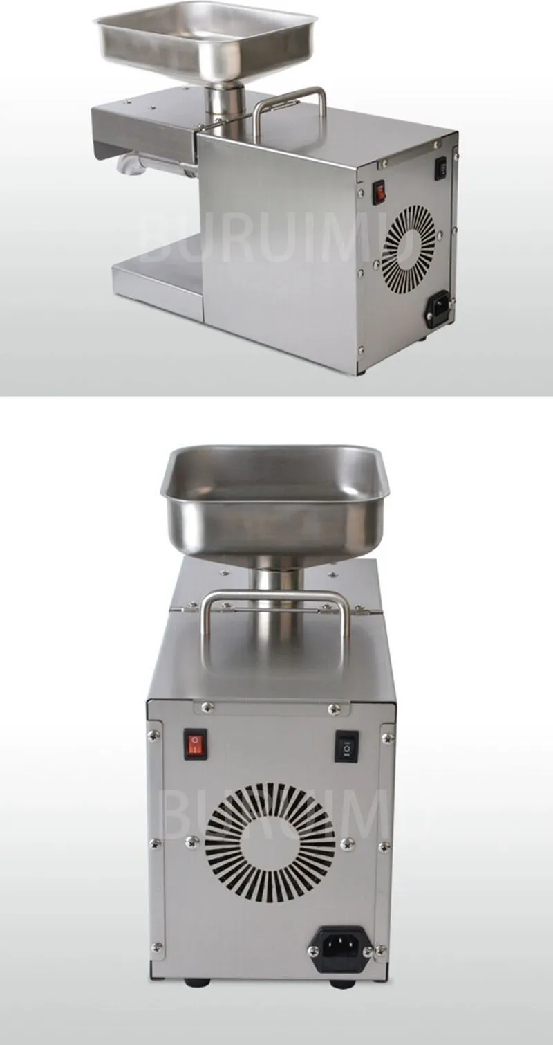 Intelligent Oil Press Machine Electric Stainless Steel Automatic Commercial Small Cold and Hot Press Machine