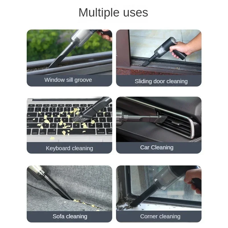 Car Vacuum Cleaner Portable Mini Dust Collector Dry And Wet Home Car Dual-Use Wireless Handheld Cleaning Appliances 2