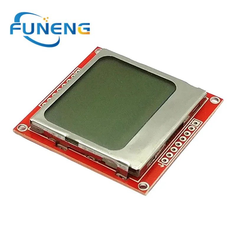 5Pcs Smart Electronics Display Modulo Lcd Nokia 5110 Lcd Schermo Rosso Modulo Lcd Schermo Pcb Rosso Per Arduino