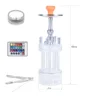 DEJAYA Gatling Hookah Acrylic Narguile Complete Shisha Pipe Set Chicha Cachimba 4 Hoses LED Light Nightclub Party Accessories 6