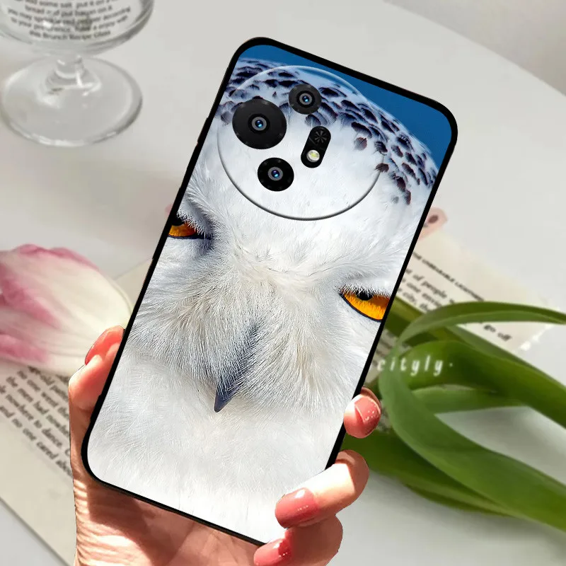 TCL 50 XL Shockproof Soft TPU Silicone Phone Cover - Cartoon Animal Design