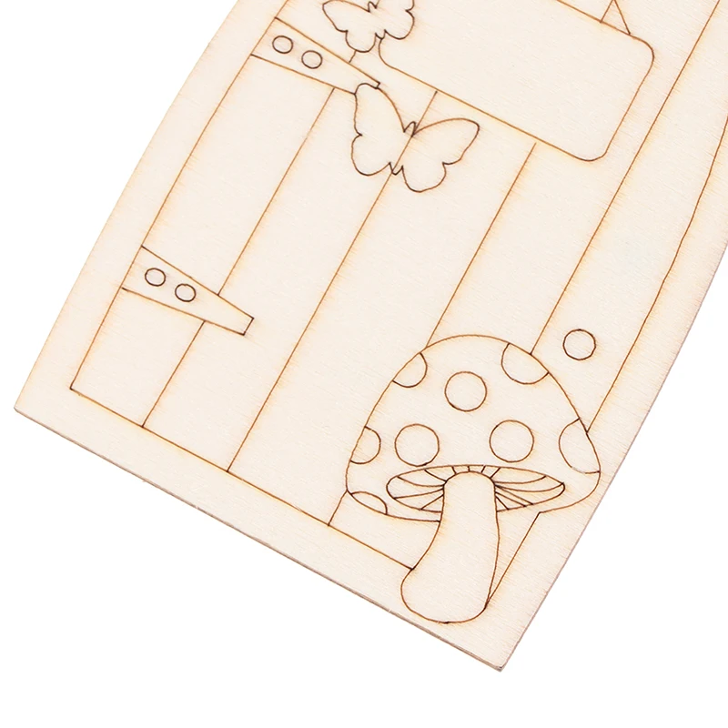 Houten Miniatuur Deur met Scharnieren, 13x10cm ... | Speelgoed