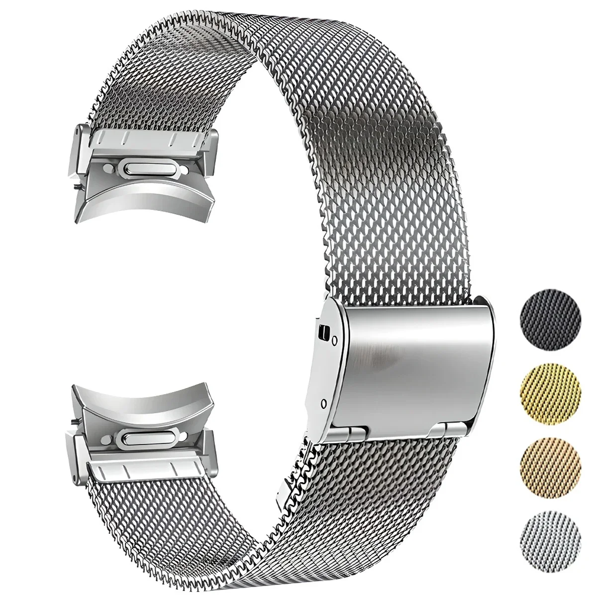 Elegant Milanese Mesh Metal Band for Smartwatch - Quick Fit Design Bracelet Strap