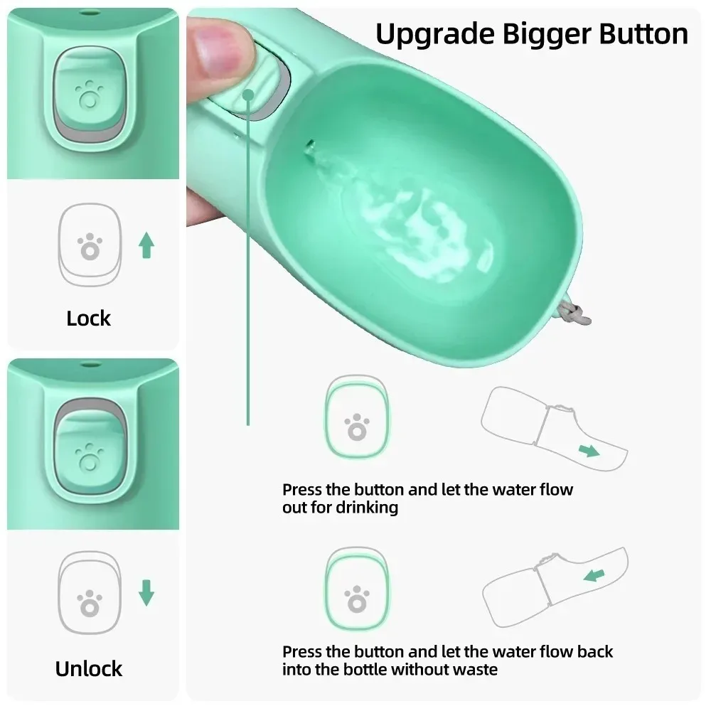 Portable Leakproof Pet Water Bottle 5