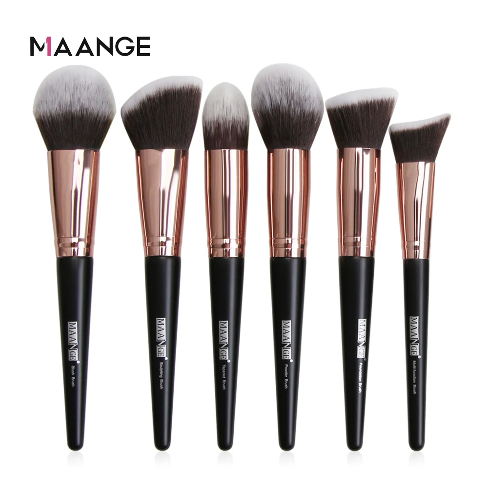 Maange 1 Pcs Large Foundation Makeup Brushes Soft Hair Blush Powder