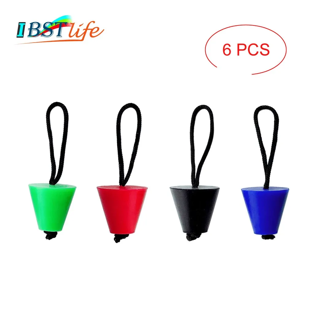 

6X Universal Scupper Plug Stopper Bung Drain Holes Accessories Dinghy Kayak Inflatable Boat Canoe Rowing Marine Boat Cord Rope