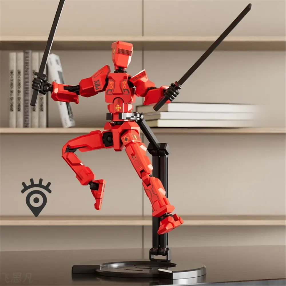 Mecha Titan 13 Action Figures T13 Figure Multi-Jointed Movable Lucky 13 Action Figure Nova Dummy anime figure toy,action figure toy,miniature figurines