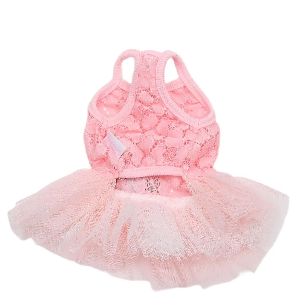Spring Design Specifications New Princess Dog Cat Dress Hollow Flower Design Pet Puppy Spring/Summer ...