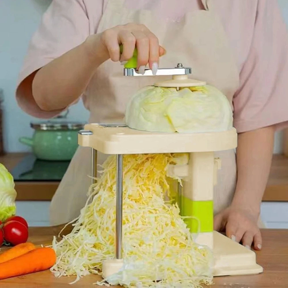 

Multifunctional Vegetable Cutter Manual Slicer Stainless Steel Cabbage Shredder Household Cabbage Shredder Kitchen Gadgets
