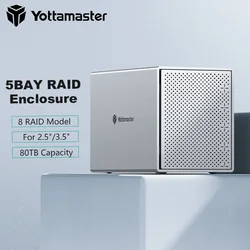 Yottamaster PS500U3 Aluminum 5 Bay 2.5