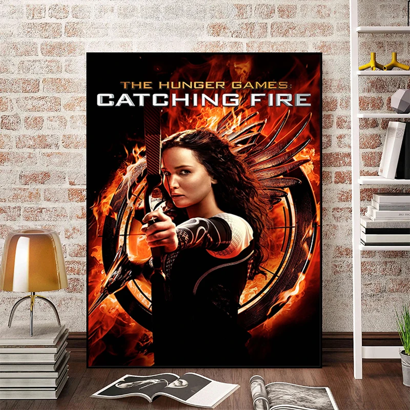 

The Hunger Games Decorative Prints Wall Painting on Canvas Home Decoration Movies & Tv Interior Paintings Movie Poster Art Decor