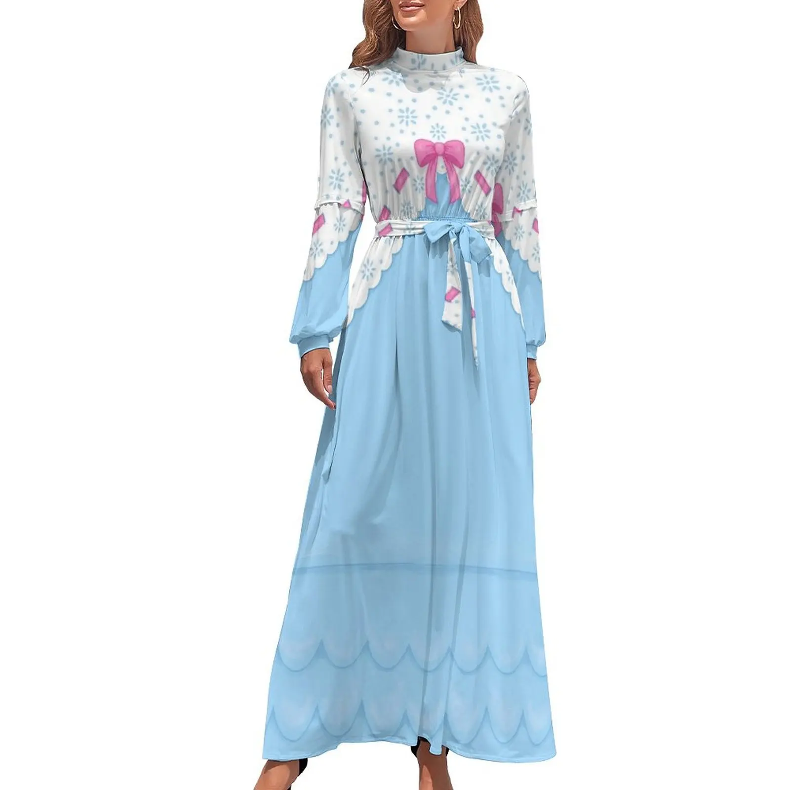 thumbnail image 1 of Vestido largo de corte A de Bo Peep Vestidos de verano Traje de verano para mujer, 1 of 5