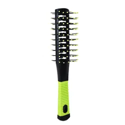 Enhanced Pro Salon Detangling Hairbrush - Double-Sided Massage & Anti-Tangle Design (Light green)