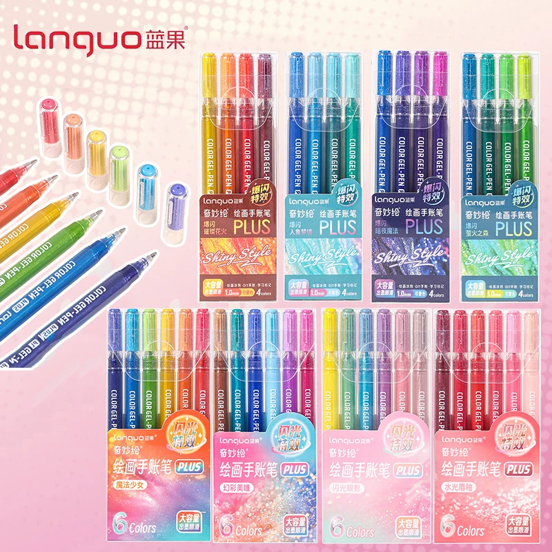 Highlighter Pen 16-40 Color Sparkling Bling Graffiti Pen Drawing Handwriting Learning Markers Art Supplies Stationery highlighter pen marker pen highlighter marker art marker