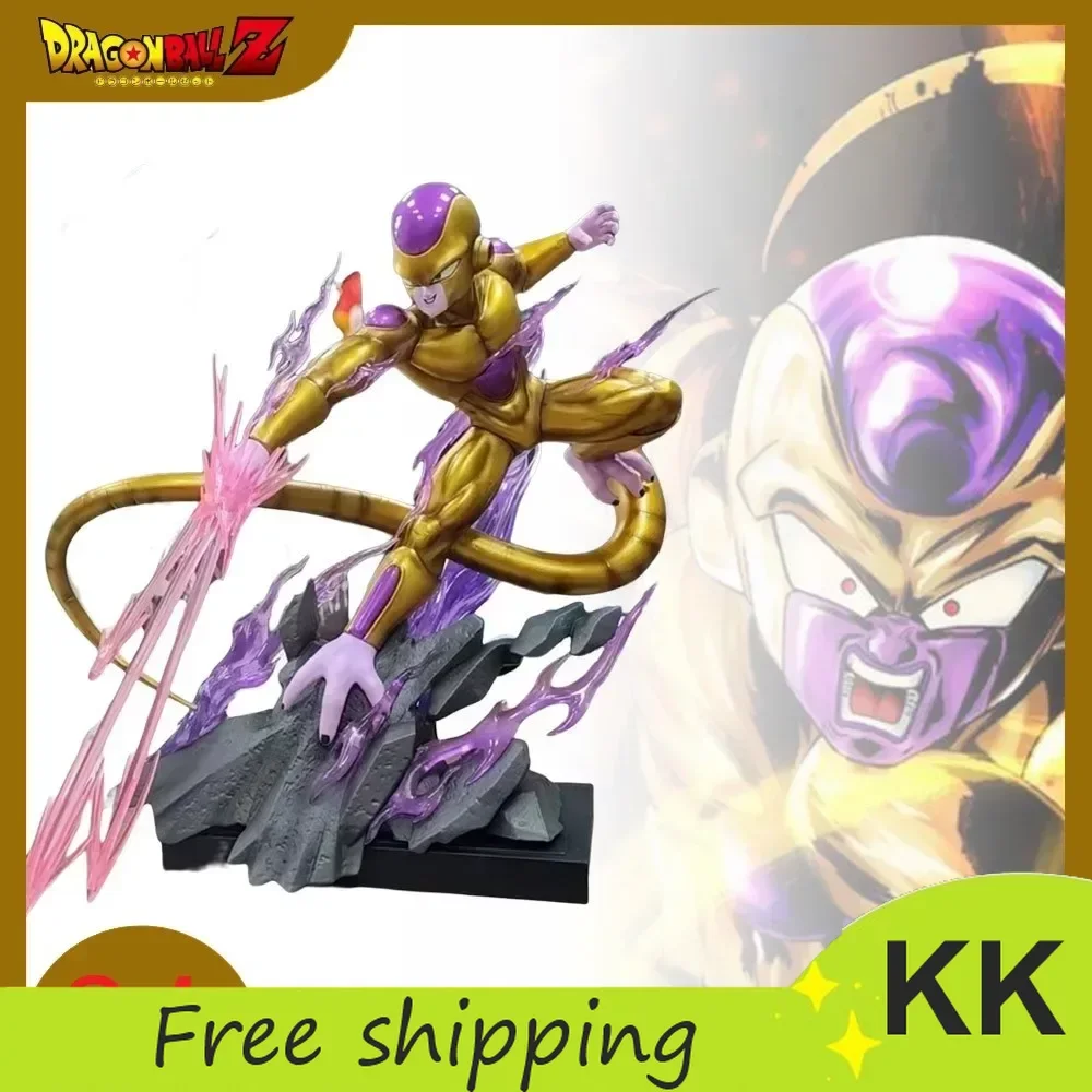 

24cm Dragon Ball Anime Figure Frieza Gold and Black Dragon Ball Z PVC Model Collection Periphery Desktop for Children Gift Toys