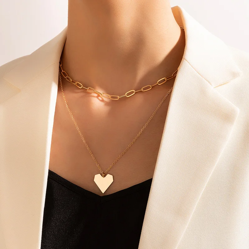Simple Multilayer Triangle Metal Accessories