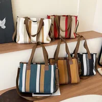 Large Tote Bag for women's Striped Crossbody 1
