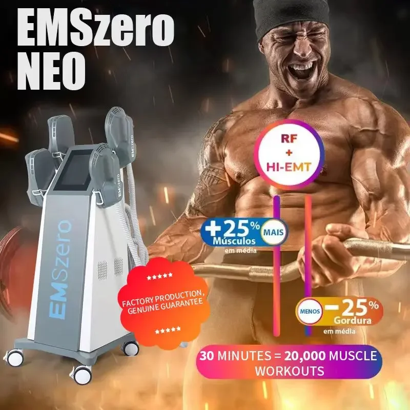 

EM EMS ZERO Slim NEO RF Machine 2024 6500W 4 Handle 14 Tesl EMSZERO Professional 2024 Body Sculpting Pelvic Floor