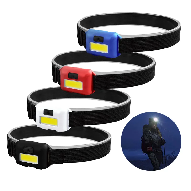 

1Pc Camping Headlamp Led COB Ultra Bright Headlight with 3 Modes Waterproof Work Headlight for Camping Hiking