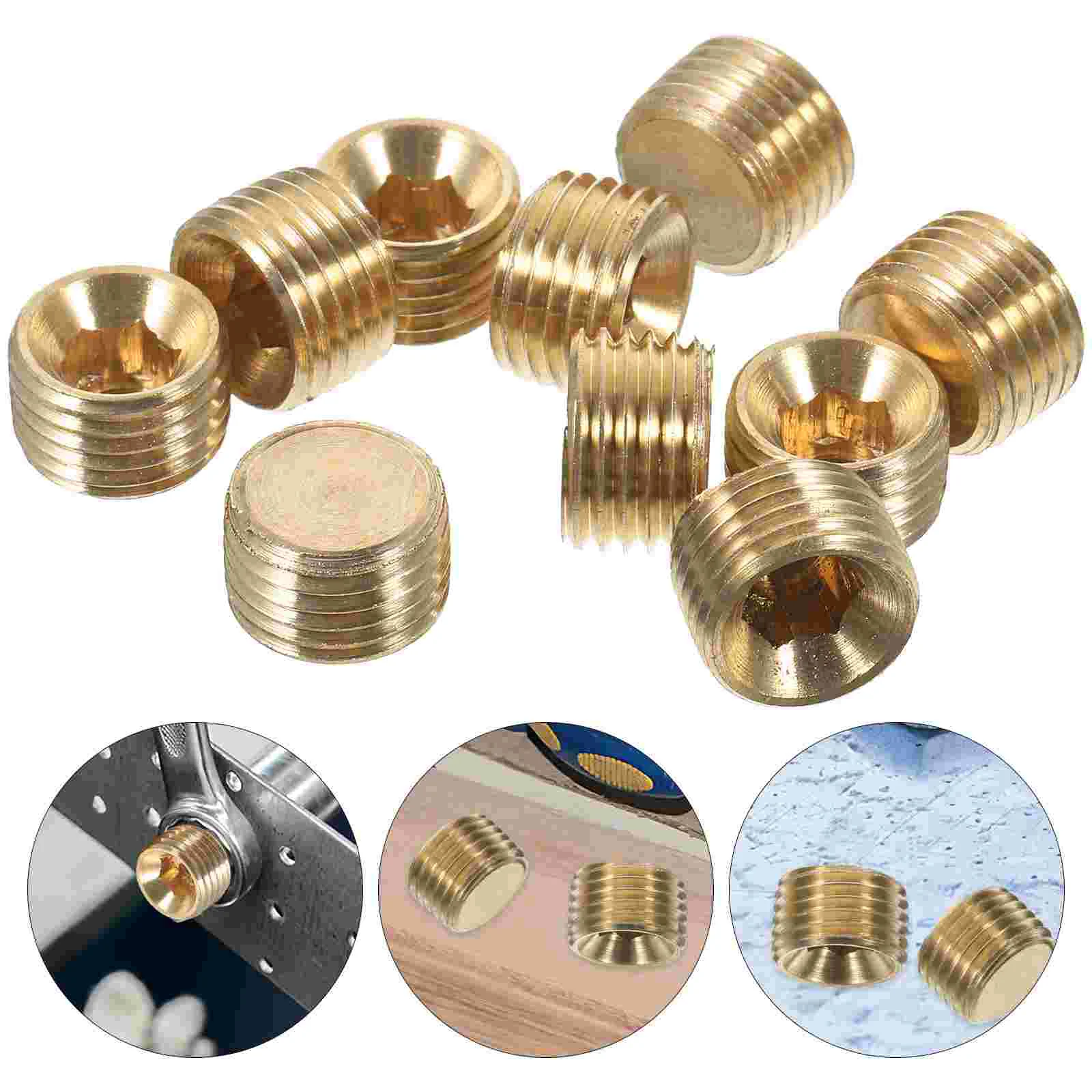 

Pipe Plug Drain Pipe 1/4 Npt Plug Pipe Plug Fitting Hose End Cap Pipe Adapter Connector Kitchen Tool Washing Machine