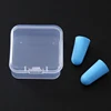 4.5cm Square Mini Transparent Plastic Box Swimming Nose Clip Earplugs Storage Case 4