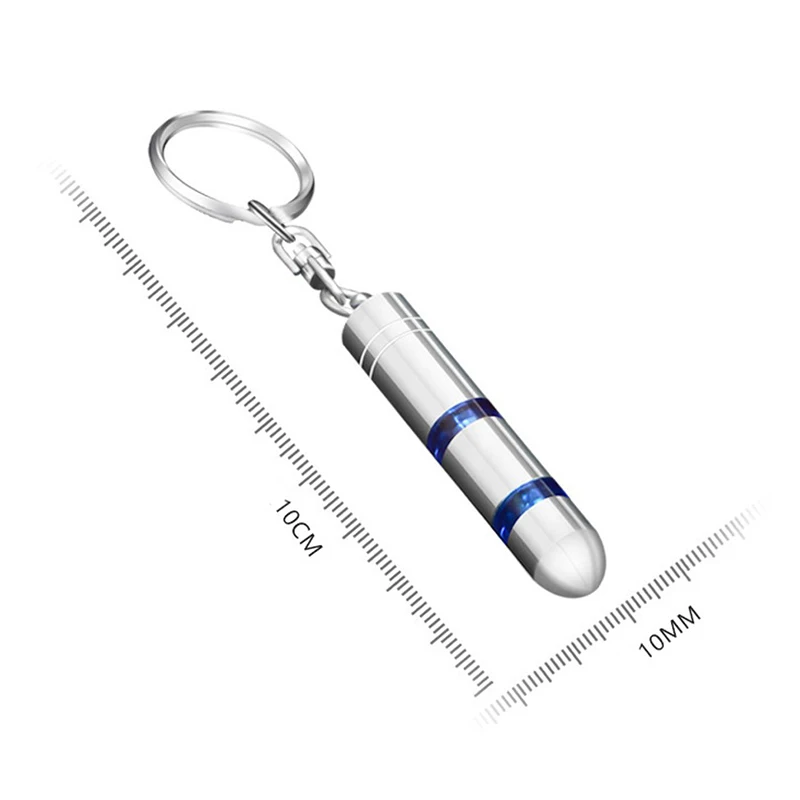 Anti-Static Keychain Car Body Static Eliminator Discharger Rod Portable Keychain Eliminator Portable Key Ring Accessories
