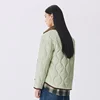 Semir Down Jacket Women Medium Length Light Weight Corduroy Collar 2024 Winter New Vintage Three-Proof Coat 6