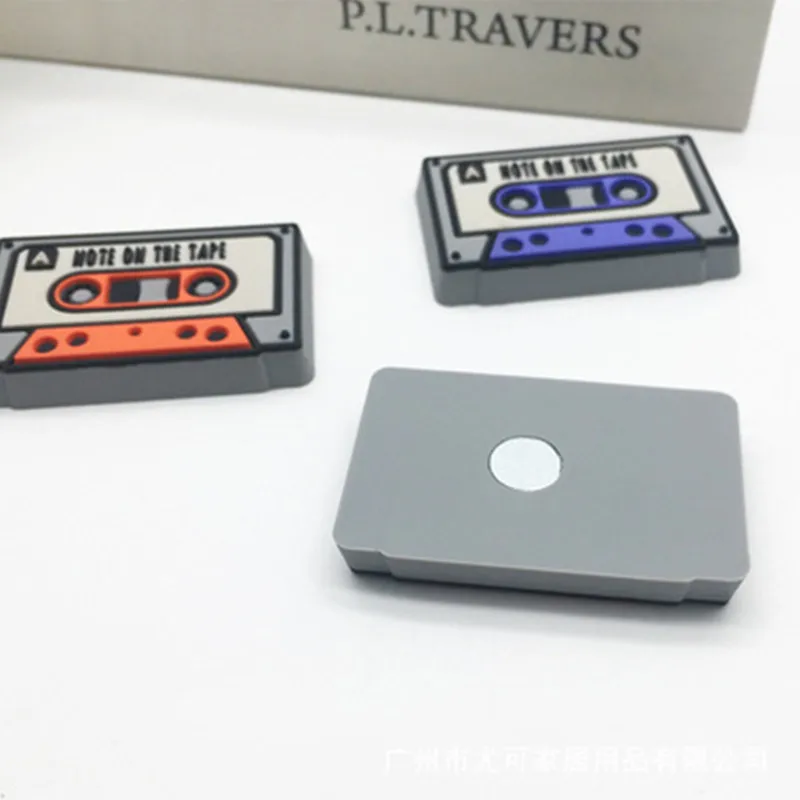 Disk Disc Cassette Tape Refrigerator Magnetic Message Sticker Bulletin Board 3/4 Pcs Funny Children Gift magnetic sticker magnetic fridge stickers
