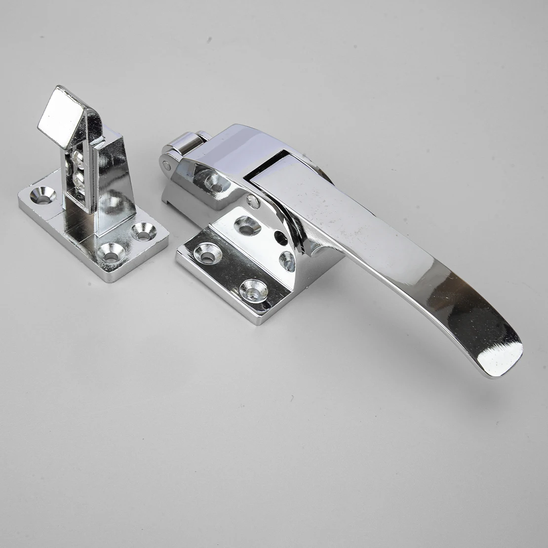 

Adjustable Spring Loaded Walk In Freezer Cooler Door Latch Pull Handle Grip Fit For Freezers Refrigerators Business-use Ovens
