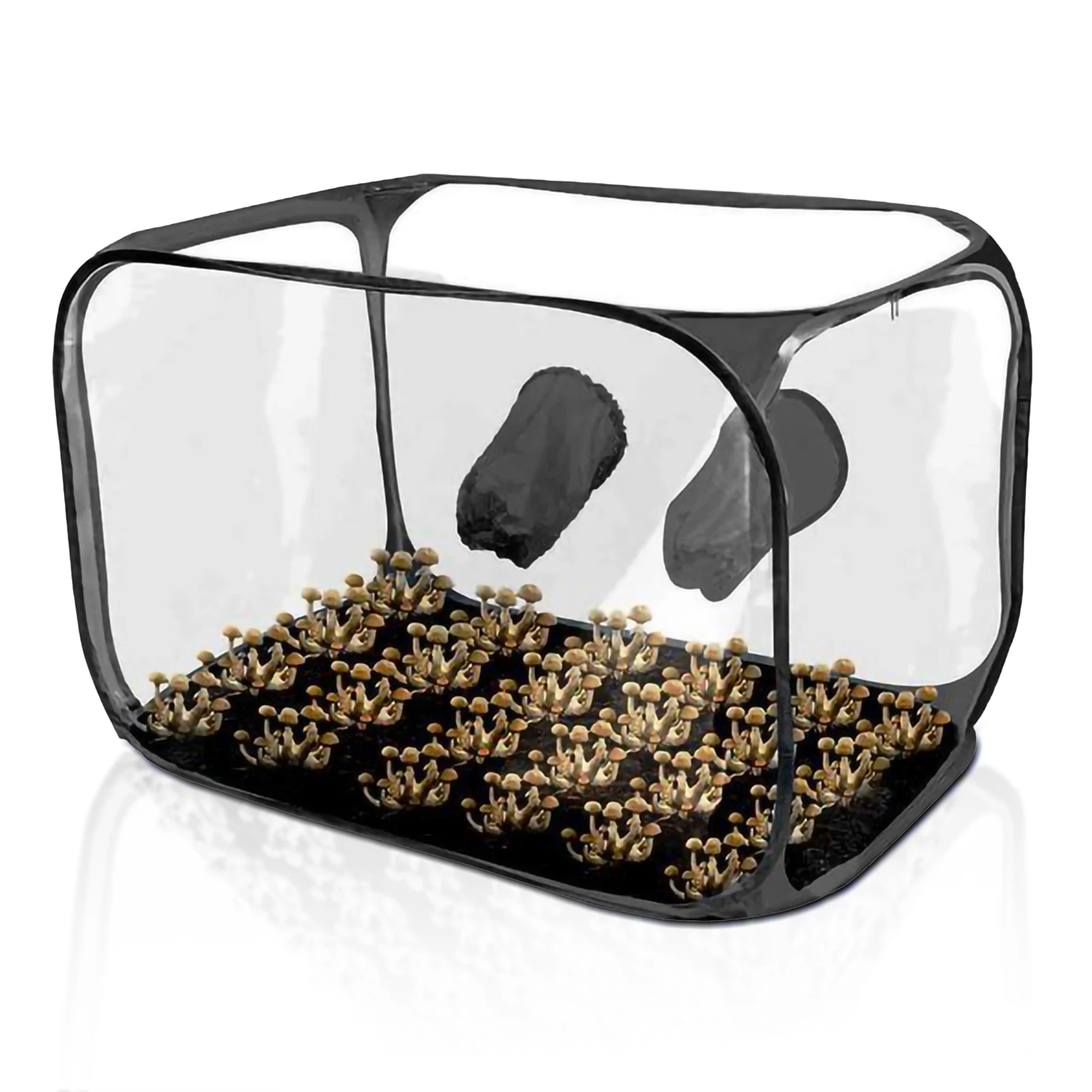 Foldable Mushroom Planting Bag Convenient Mushroom Tent Propagation Station Portable Home Vegetable Growing Cultivation Tent Kit