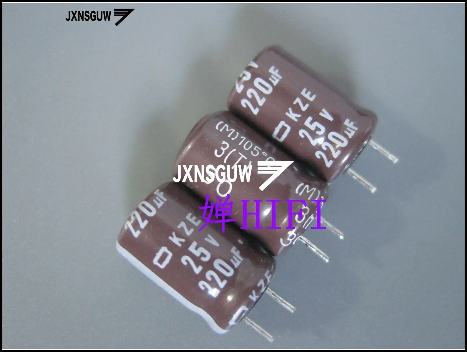 

20PCS NIPPON KZE 25V220UF 8X11.5MM NCC Aluminum electrolytic capacitor 220UF/25V CHEMI-CON 105 degrees 220uF 25V