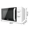 RAF Classic Product Launch Compact Micro Wave Kitchen Electric 23L Large Digital Microwave Oven With Sound On/Off For Home Use 5