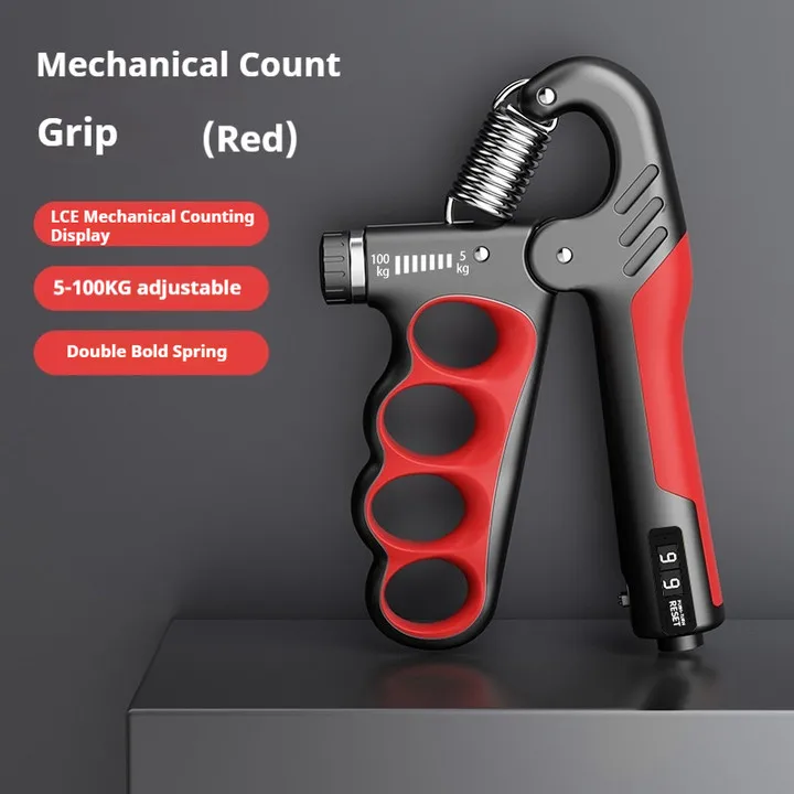 Hand Strengthener 5-100kg Adjustable Grip Strength Gym Wrist Expander Hand Strengthener Muscle Hand Strength Exercise Recovery Fitness