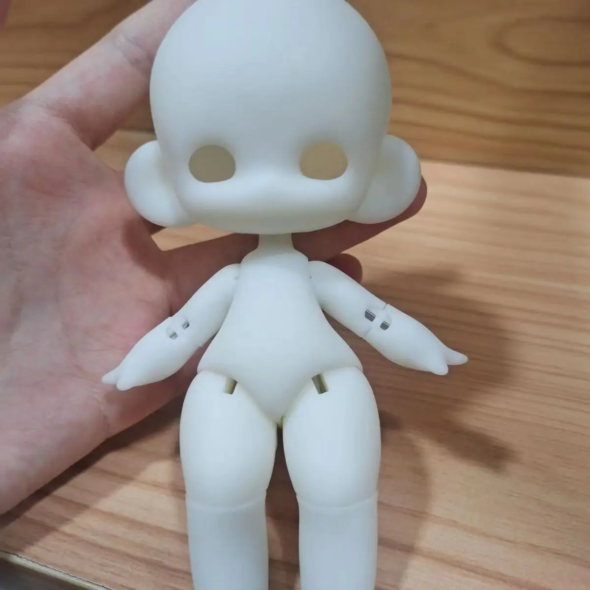 

12cm Animal Doll 3D Printing Resin Material Lovely Animal DIY Doll No Makeup Doll Toys Gifts