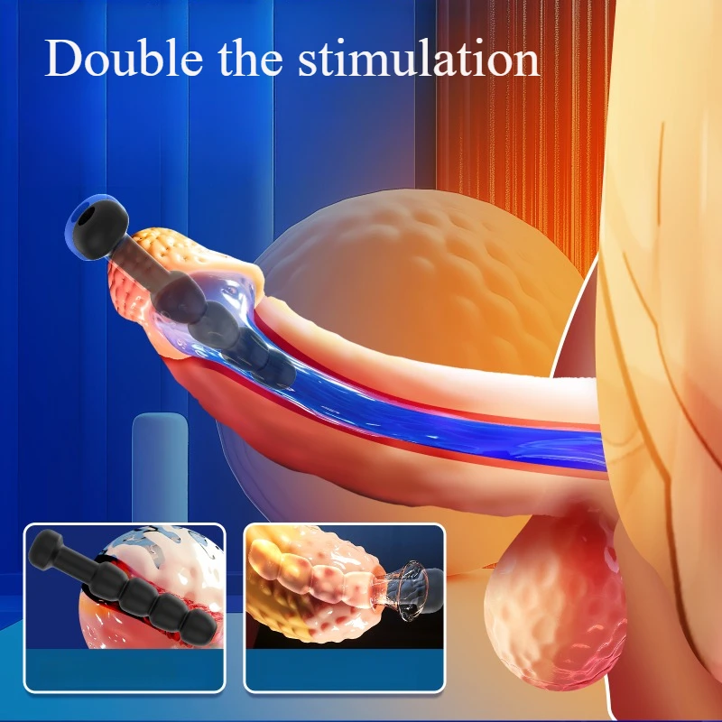 Penis Sex Toys Urethral Toys for Man Silicone Urethral Catheter Dilator Horse Eye Stimulation Sex Toys Sounding Penis Plug Insert Uretral Probe