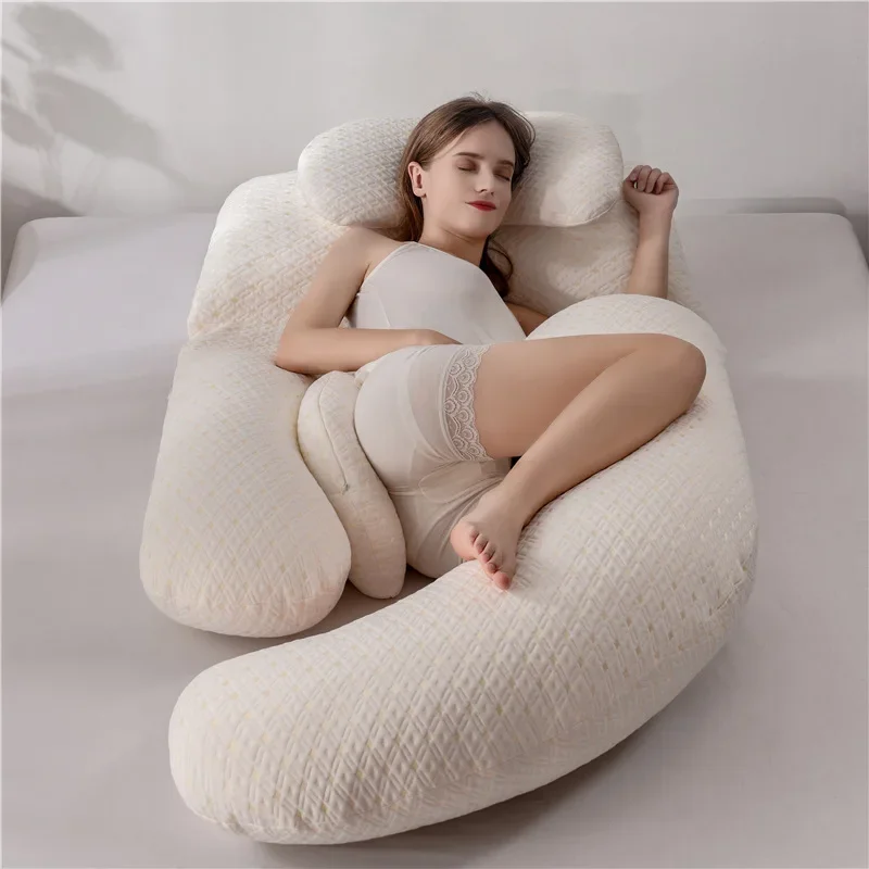 Pregnant Women's Pillows Waist Protection Side Sleeping Pillows Belly Support Leg Clip Pregnancy Support